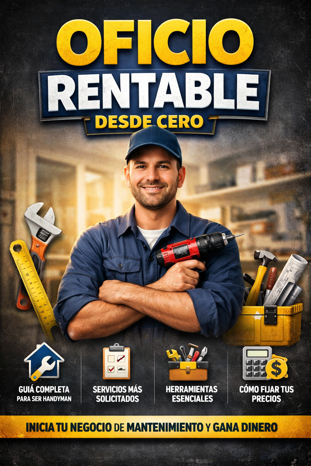 Mockup del Ebook Oficio Rentable Desde Cero